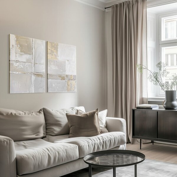 Kép szett kézzel festett részletekkel 2 db-os 50x70 cm Sail – Styler