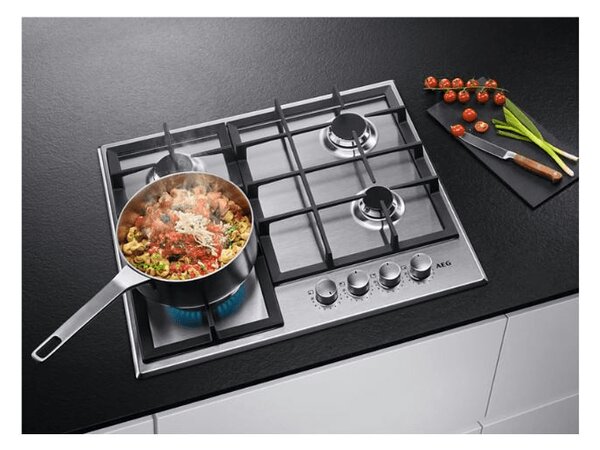 AEG HGB64420SM Beépíthető gáz főzőlap