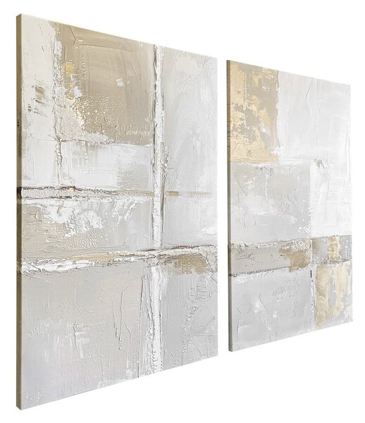 Kép szett kézzel festett részletekkel 2 db-os 50x70 cm Sail – Styler