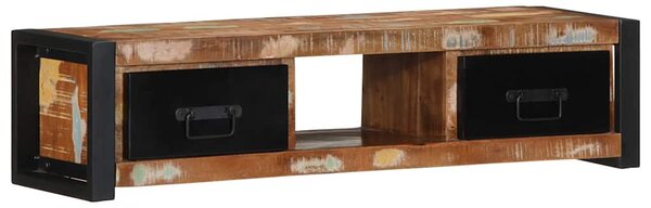 TV szekrény 100x30x25 cm tömörfa, újrahasznosított fa