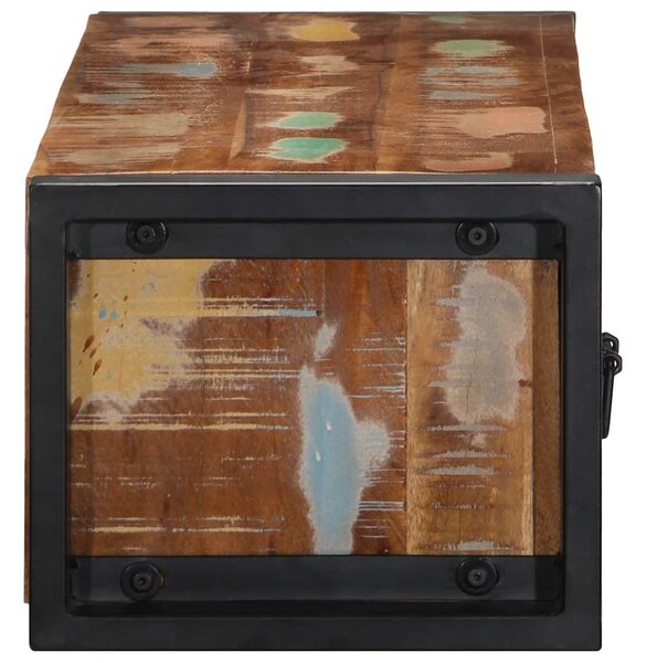 TV szekrény 100x30x25 cm tömörfa, újrahasznosított fa