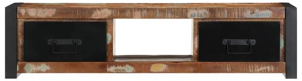 TV szekrény 100x30x25 cm tömörfa, újrahasznosított fa