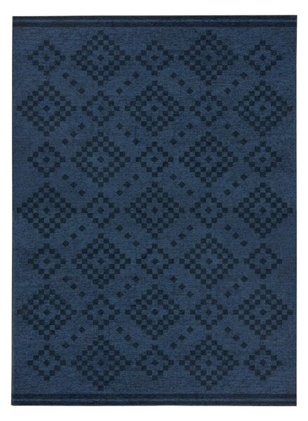 Eve Trellis sötétkék kétrétegű szőnyeg, 170 x 240 cm - Flair Rugs