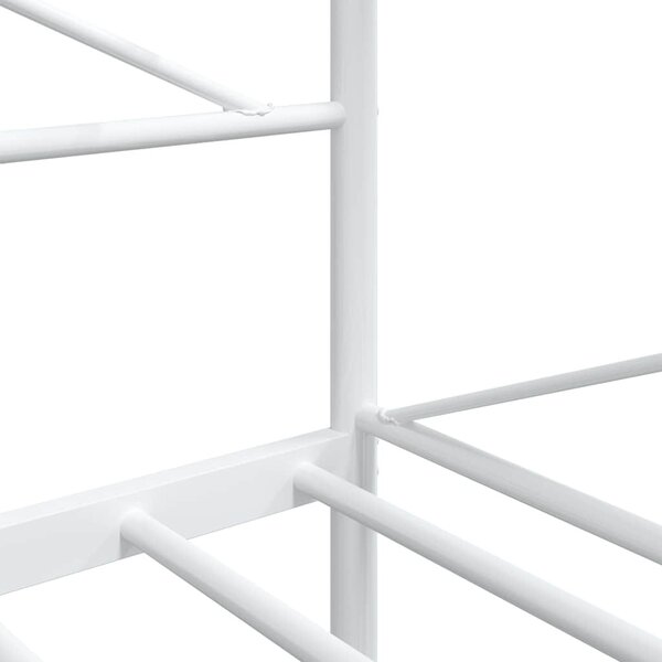 Kanapéágy matrac nélkül fehér 100x190 cm acél