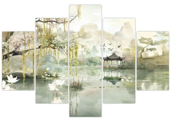Kép - Kínai tó (150x105 cm)
