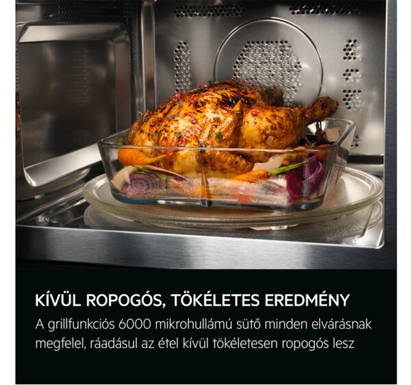 AEG TMS5G25IEM Beépíthető mikrohullámú sütő grill funkcióval