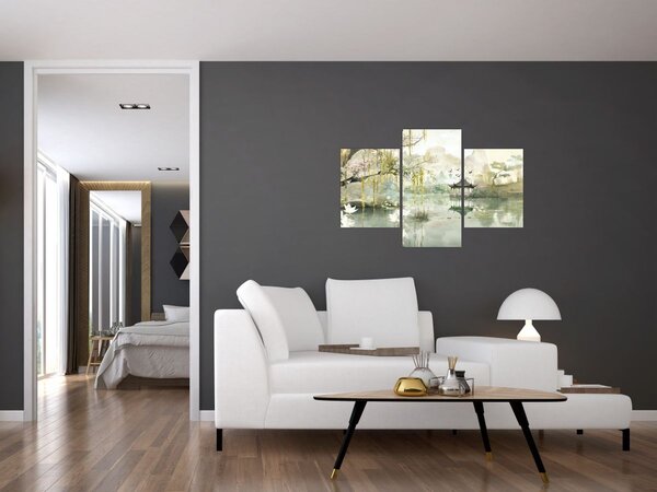 Kép - Kínai tó (90x60 cm)