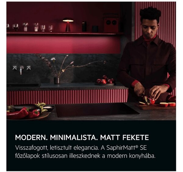 AEG TO84IA0FIT Beépíthető indukciós főzőlap, SaphirMatt® SE