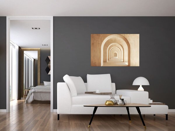 Kép - Bézs átjáró (90x60 cm)