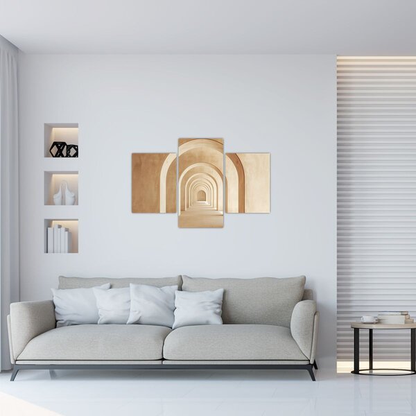 Kép - Bézs átjáró (90x60 cm)