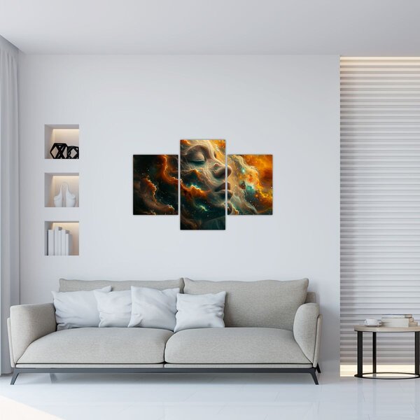Kép - Arc az űrben (90x60 cm)