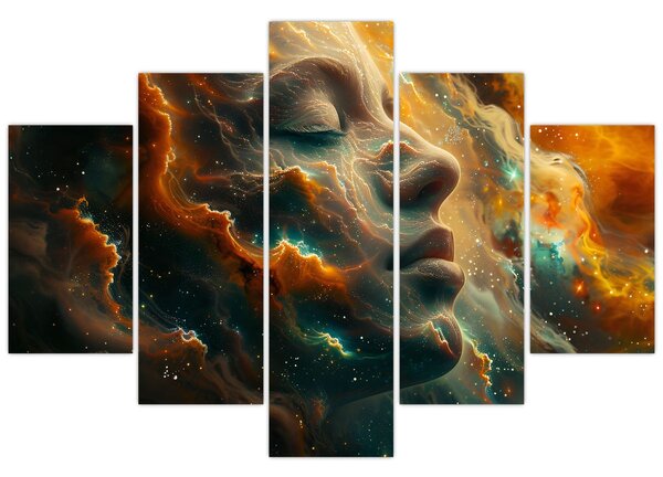 Kép - Arc az űrben (150x105 cm)