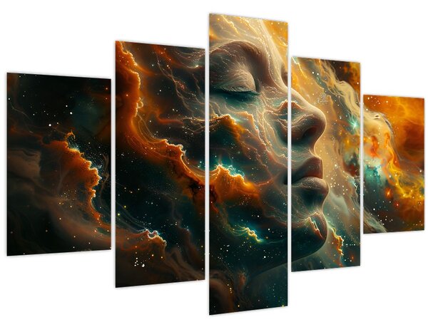 Kép - Arc az űrben (150x105 cm)