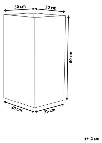 Virágcserép TENNO 30 cm Bézs