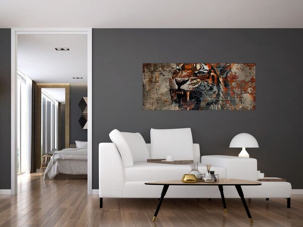 Kép - Téglatigris (120x50 cm)