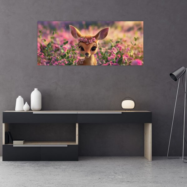 Kép - Aranyos őzike (120x50 cm)
