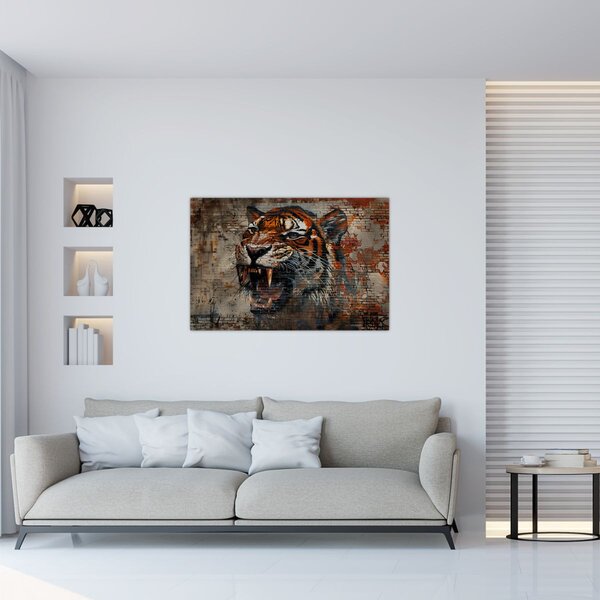 Kép - Téglatigris (90x60 cm)