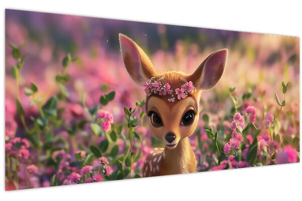 Kép - Aranyos őzike (120x50 cm)