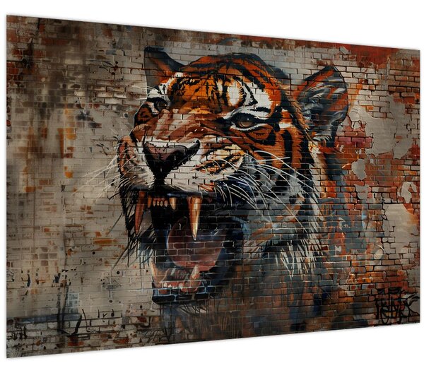 Kép - Téglatigris (90x60 cm)
