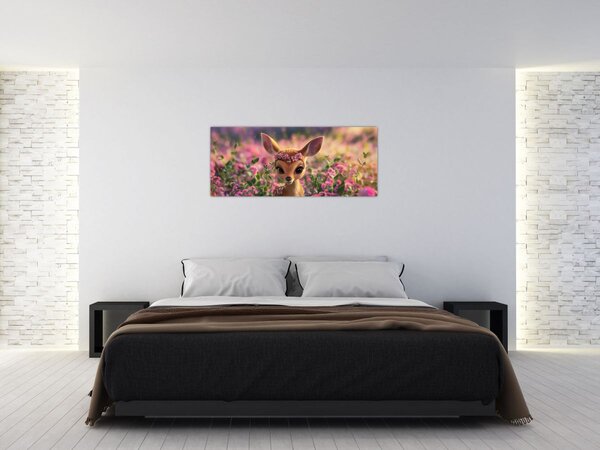 Kép - Aranyos őzike (120x50 cm)
