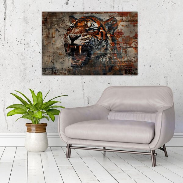 Kép - Téglatigris (90x60 cm)