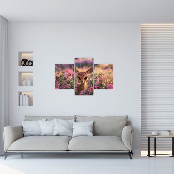 Kép - Aranyos őzike (90x60 cm)