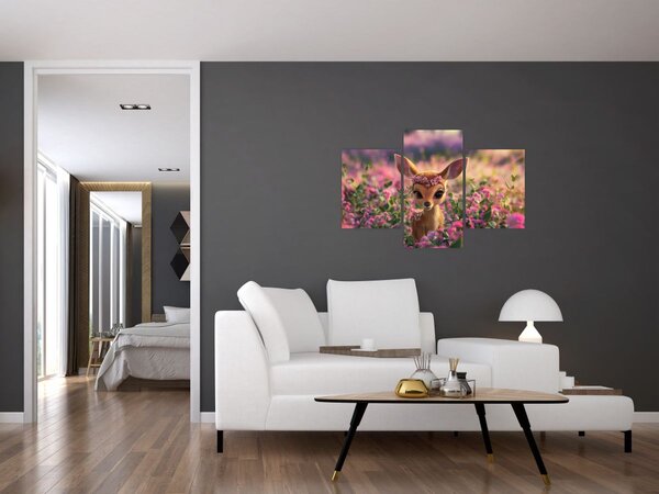 Kép - Aranyos őzike (90x60 cm)