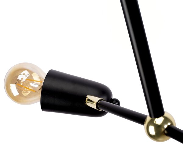 Mennyezeti lámpa APP1708-4CP BLACK + GOLD