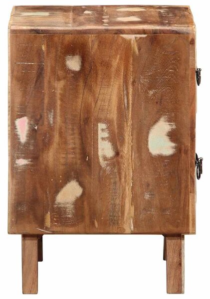 Éjjeliszekrény 40x32x46 cm tömör újrahasznosított fa
