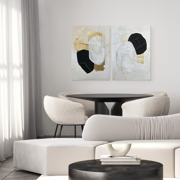 Kép szett kézzel festett részletekkel 2 db-os 50x70 cm Crystal – Styler