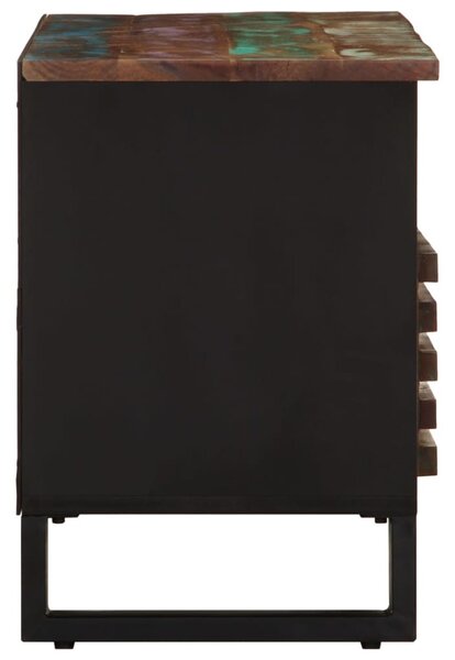 Tömör akácfa TV-szekrény 100 x 34 x 46 cm