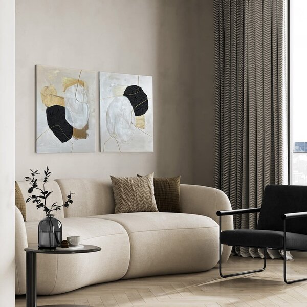 Kép szett kézzel festett részletekkel 2 db-os 50x70 cm Crystal – Styler