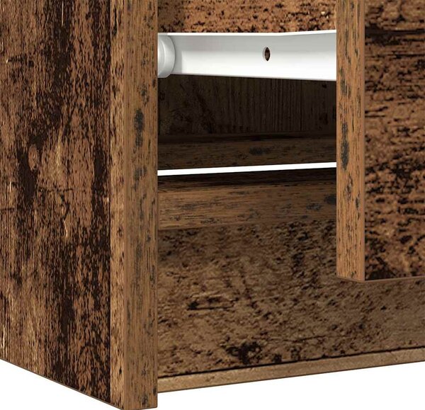 Antik hatású szerelt fa TV-szekrény 60x35x54 cm