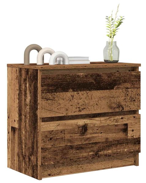 Antik hatású szerelt fa TV-szekrény 60x35x54 cm