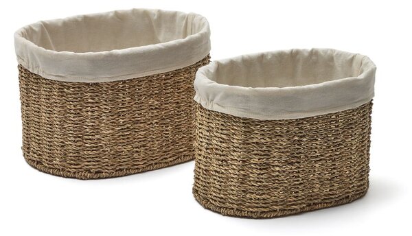 Tengerifű tárolókosár szett 2 db-os 35x25x25 cm Tossa – Kave Home