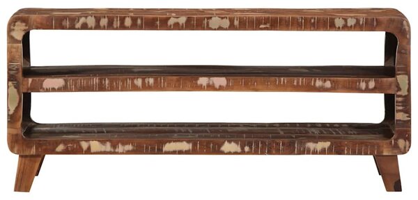 Tömör újrahasznosított fa TV-szekrény 105x46x32 cm