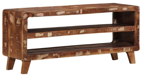 Tömör újrahasznosított fa TV-szekrény 105x46x32 cm