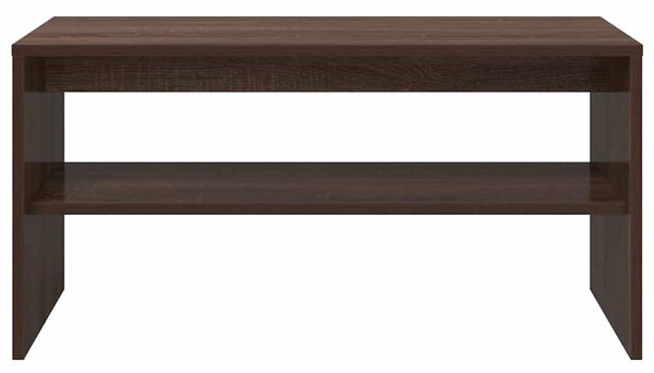 Barna tölgy színű szerelt fa TV-szekrény 80 x 40 x 40 cm