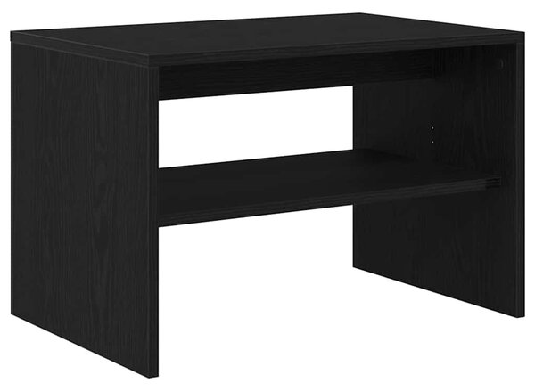 Fekete tölgy színű szerelt fa TV-szekrény 60x40x40 cm
