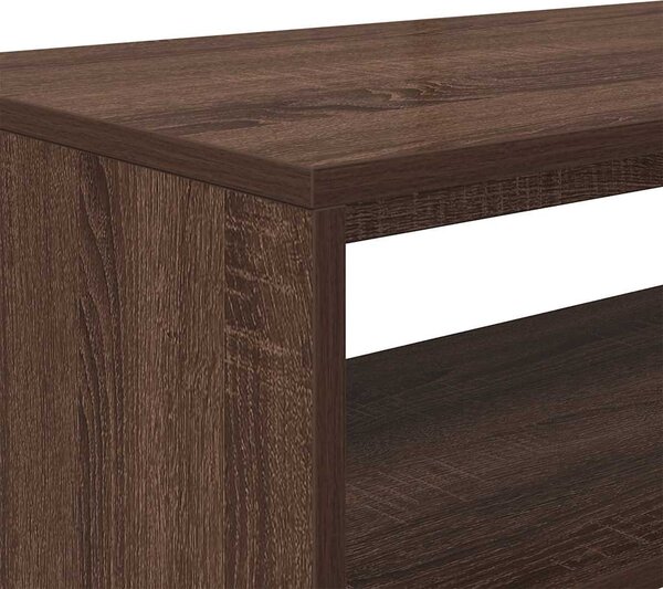 Barna tölgy színű szerelt fa TV-szekrény 80 x 40 x 40 cm