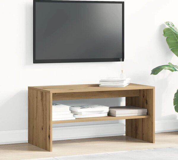 TV szekrény kézműves tölgy 80x40x40 cm műszaki fa