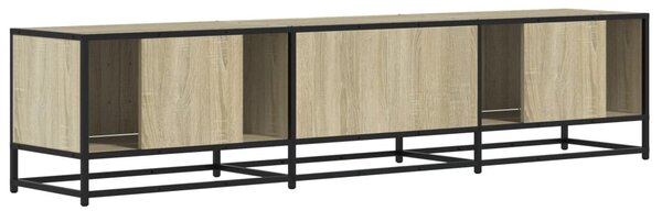 Sonoma tölgy színű szerelt fa TV-szekrény 180 x 35 x 41 cm