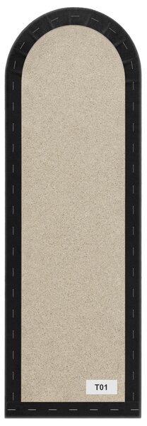 Kárpitozott panel - Íves - 20x100cm Szín: Sárga