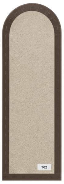 Kárpitozott panel - Íves - 20x60cm Szín: Szürke