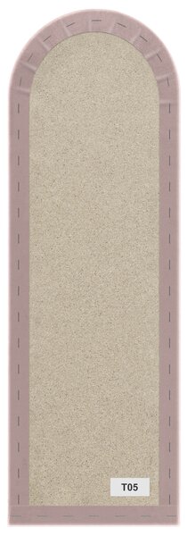 Kárpitozott panel - Íves - 20x80cm Szín: Szürke