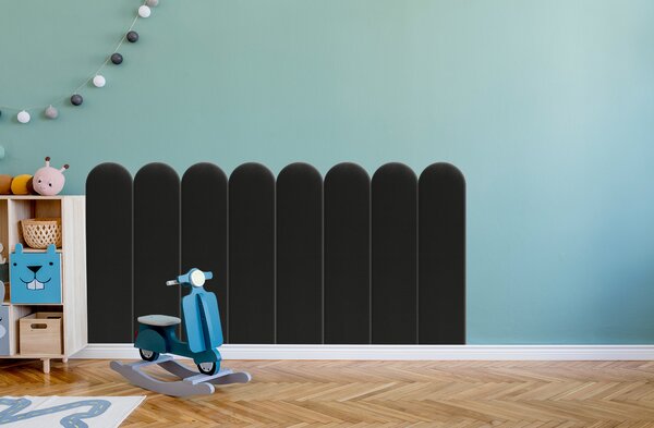 Kárpitozott panel - Íves - 20x80cm Szín: Szürke