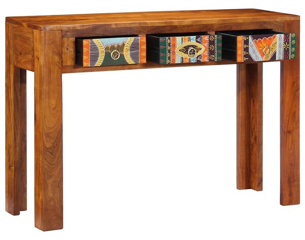 Tömör akácfa tálalóasztal 110 x 35 x 75 cm