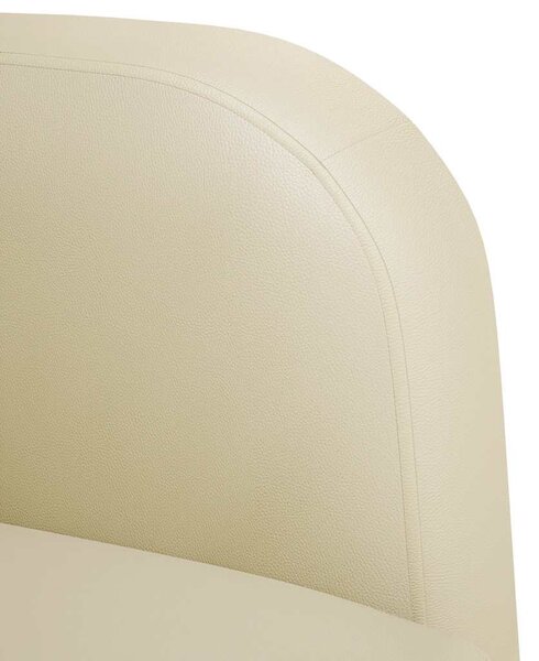 VidaXL krém műbőr loveseat kanapé 110 cm