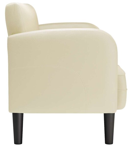 VidaXL krém műbőr loveseat kanapé 110 cm