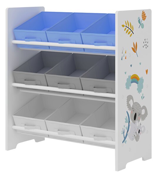 Gyerekpolc Boiro 60x62x30 cm koala-motívummal [en.casa]